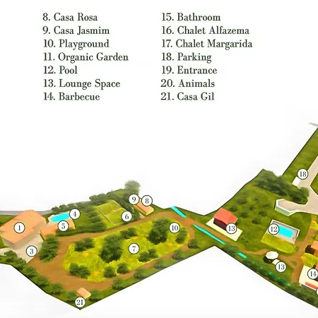 Casa Jasmim, Quinta Carmo - Alcobaca/nazare דירה *